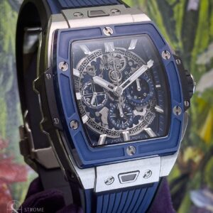 Hublot Spirit of Big Bang Titanium Blue Ceramic 42 Skeleton 642.NL.7170.RX Watch