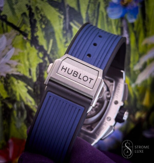 Hublot Spirit of Big Bang Titanium Blue Ceramic 42 Skeleton 642.NL.7170.RX Watch - Image 12