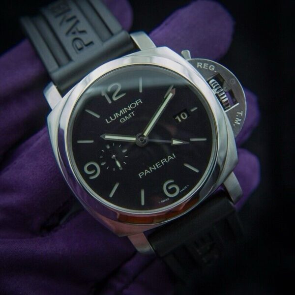 Panerai Luminor 1950 3 Days GMT 44mm steel PAM 00320 full set PAM 320 - Image 3