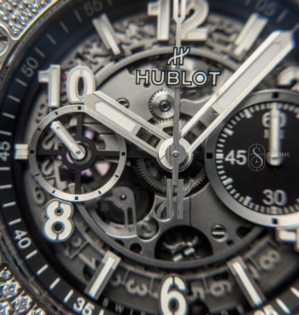 Hublot Big Bang Unico 42 Titanium Factory Diamonds 441.NX.1171.RX.1104 $26k MSRP - Image 5