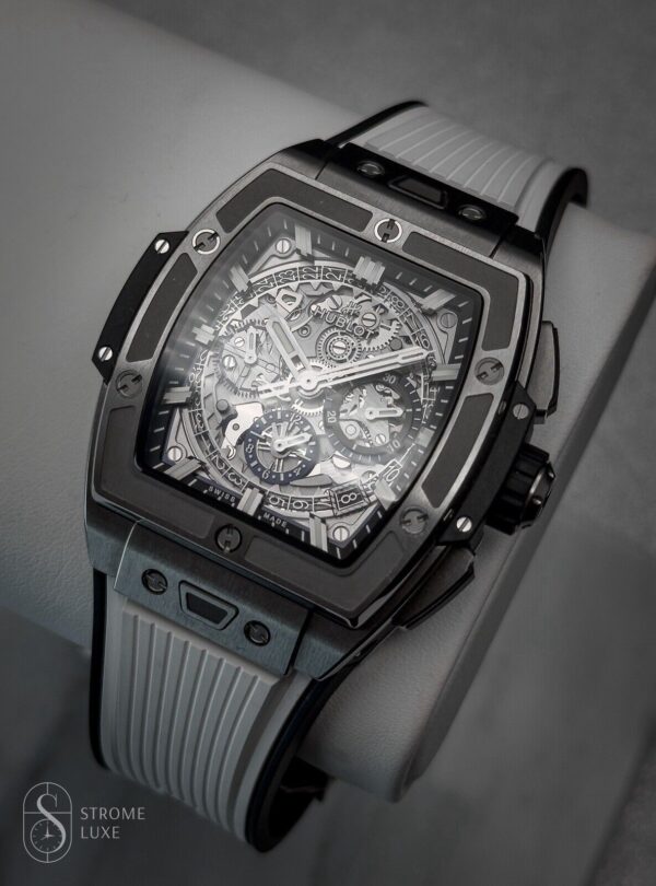 Hublot Spirit Of Big Bang 42mm Titanium Skeleton Dial 642.NX.0170.RX B&P - Image 9