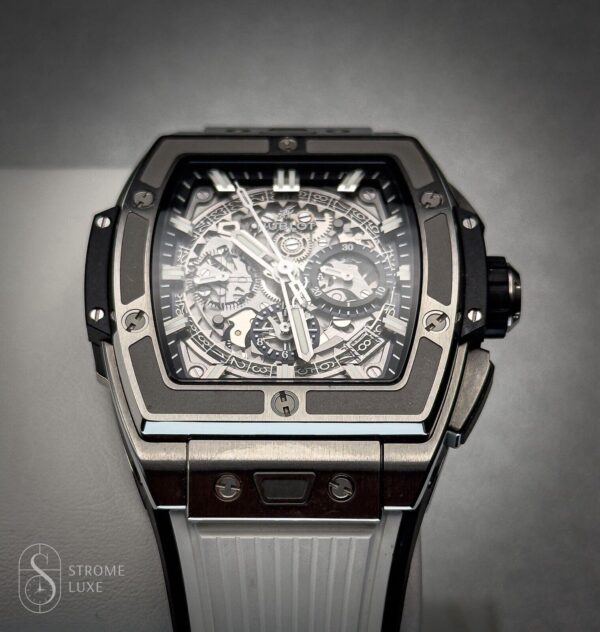 Hublot Spirit Of Big Bang 42mm Titanium Skeleton Dial 642.NX.0170.RX B&P - Image 10