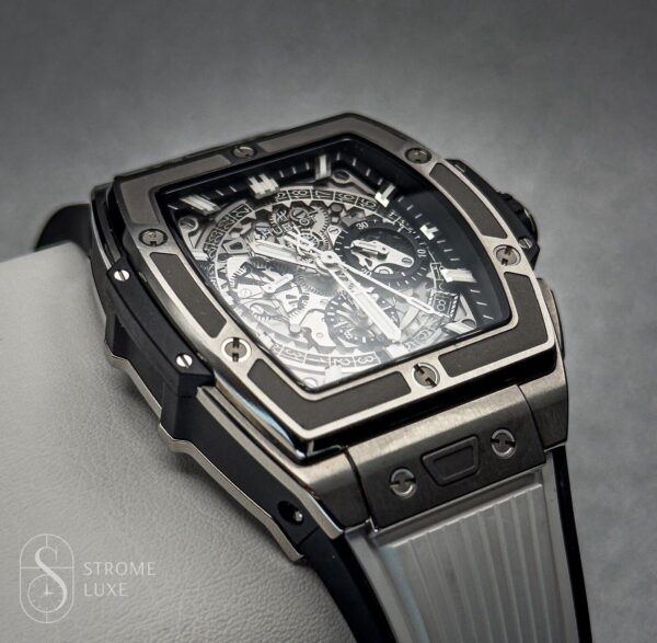 Hublot Spirit Of Big Bang 42mm Titanium Skeleton Dial 642.NX.0170.RX B&P - Image 11