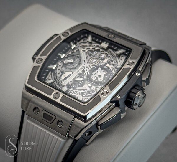 Hublot Spirit Of Big Bang 42mm Titanium Skeleton Dial 642.NX.0170.RX B&P - Image 15