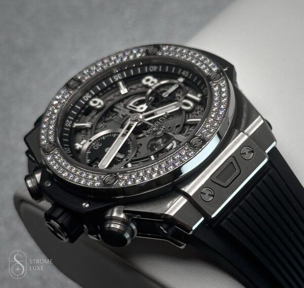 Hublot Big Bang Unico 42 Titanium Factory Diamonds 441.NX.1171.RX.1104 $26k MSRP - Image 9