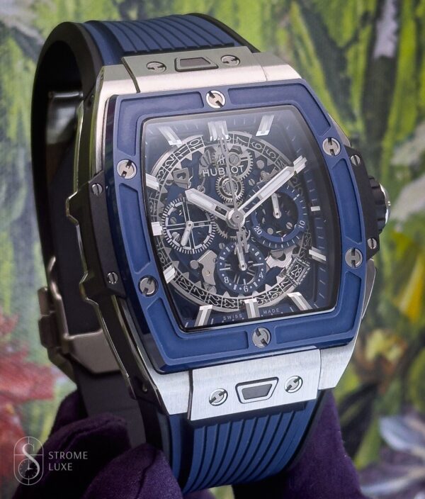 Hublot Spirit of Big Bang  42 Titanium Blue Ceramic 642.NL.7170.RX Complete - Image 2