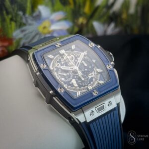 Hublot Spirit of Big Bang  42 Titanium Blue Ceramic 642.NL.7170.RX Complete