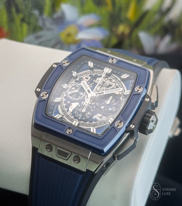 Hublot Spirit of Big Bang  42 Titanium Blue Ceramic 642.NL.7170.RX Complete - Image 7