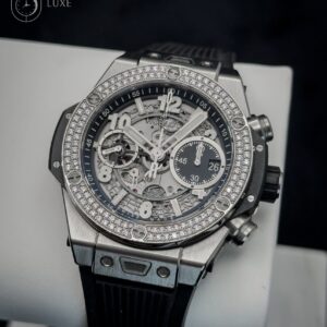 Hublot Big Bang Unico 42 Titanium Factory Diamond Bezel B&P 441.NX.1170.RX.1104