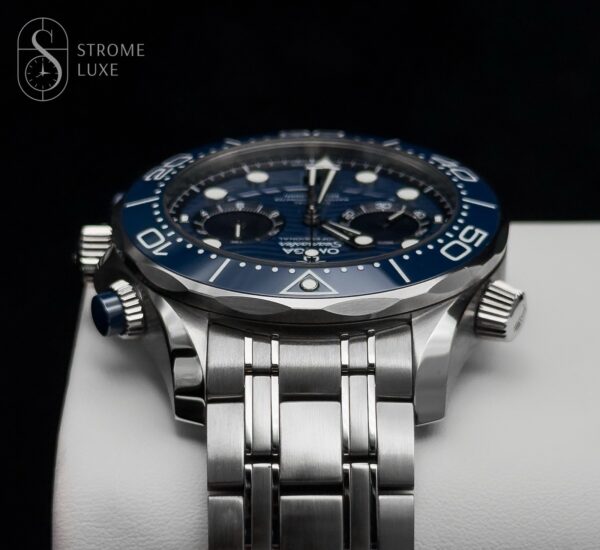Omega Seamaster Diver 300m Chronograph 44 Complete Set 210.30.44.51.03.001 Blue - Image 10
