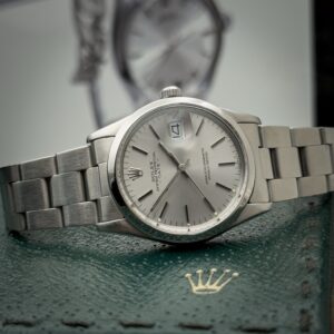Rolex Oyster Perpetual Date 34mm Ref. 15000 Stainless Vintage With Original Box