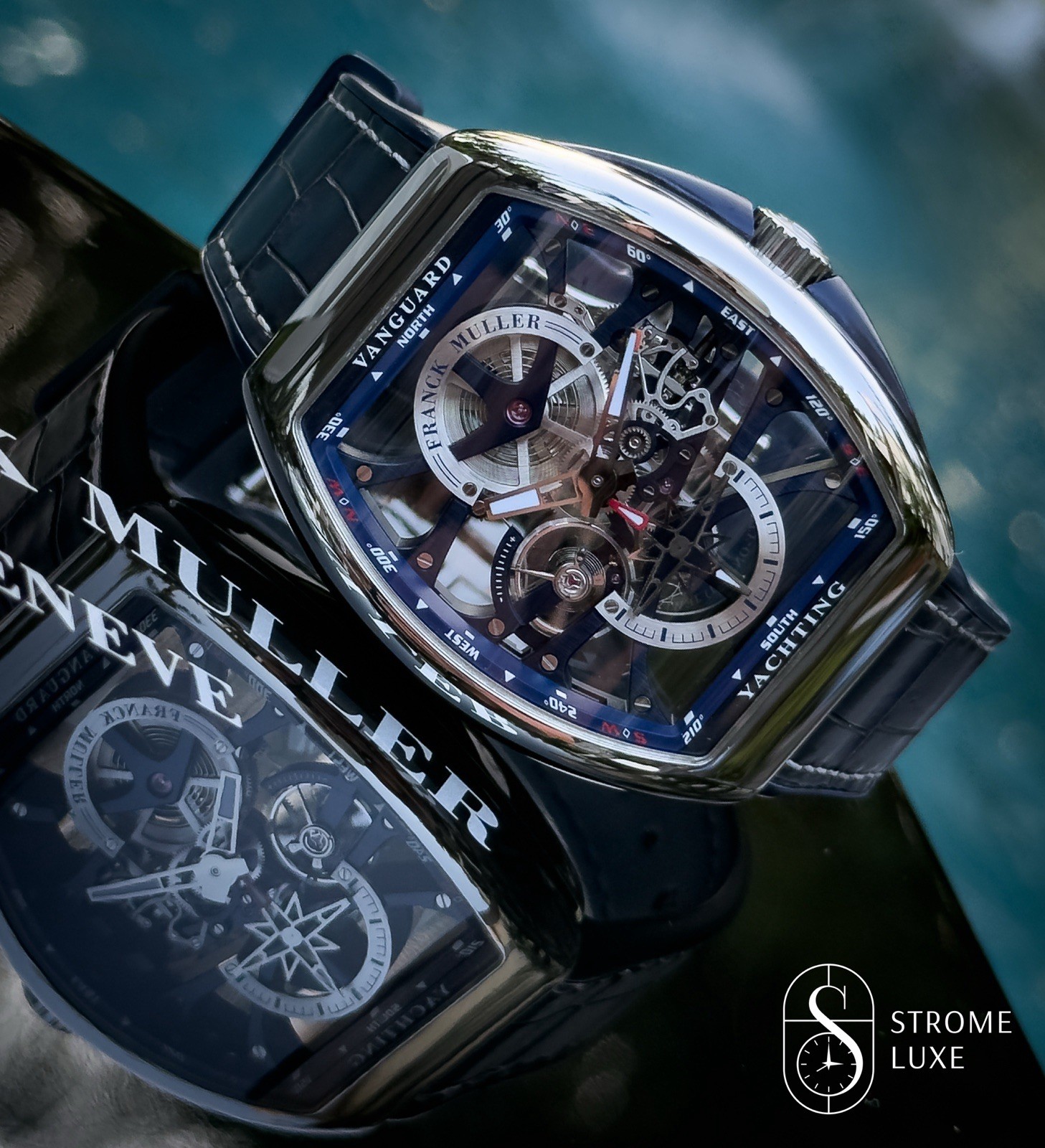 Franck Muller Vangaurd Yachting Anchor Skeleton V45 S6 SQT YACHT ANC ACBL B&P - Image 2