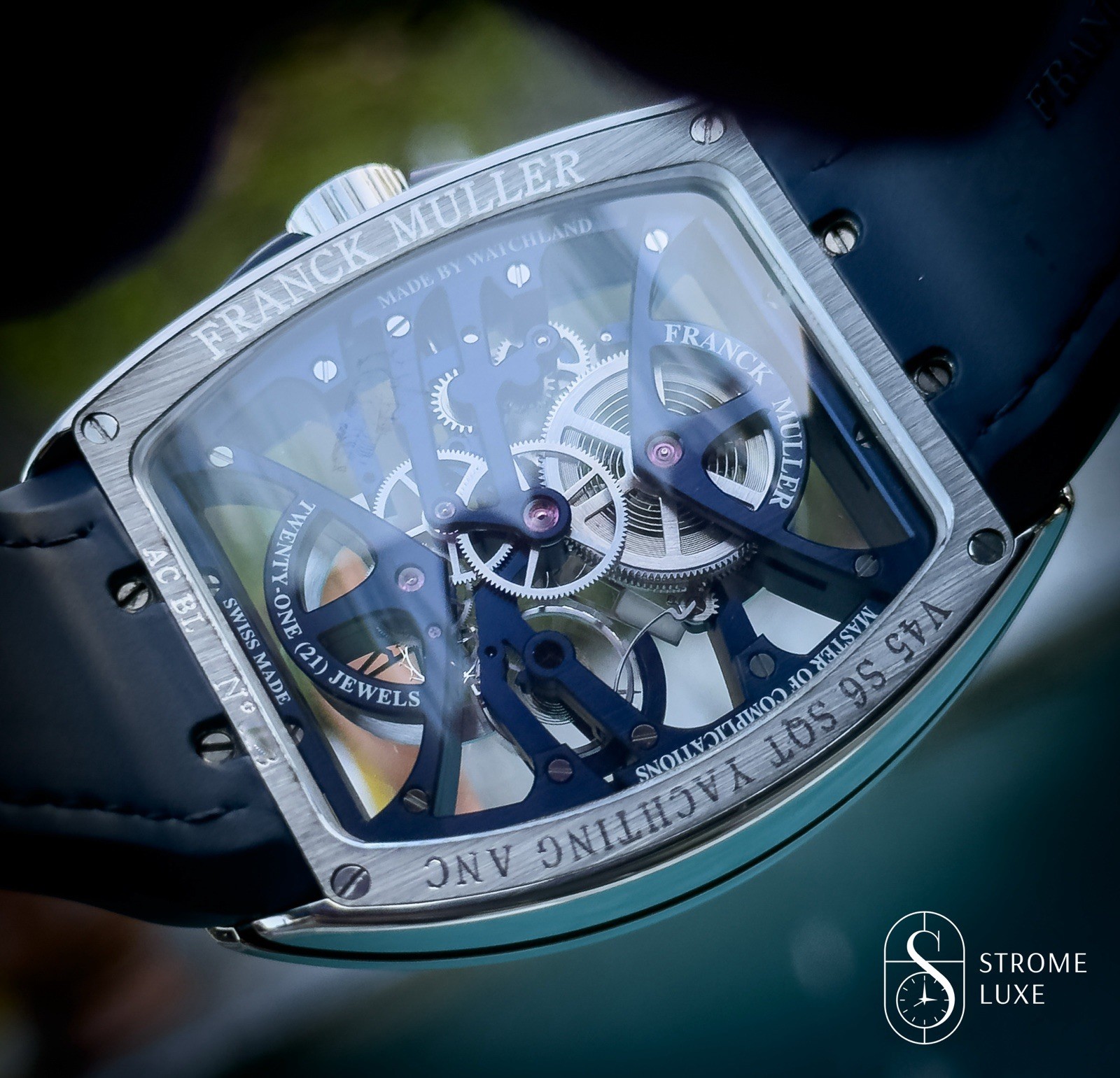 Franck Muller Vangaurd Yachting Anchor Skeleton V45 S6 SQT YACHT ANC ACBL B&P - Image 4