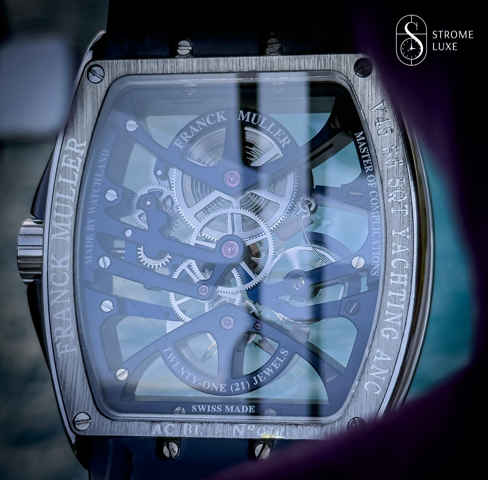 Franck Muller Vangaurd Yachting Anchor Skeleton V45 S6 SQT YACHT ANC ACBL B&P - Image 9