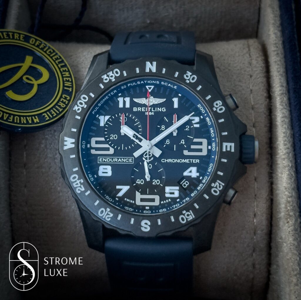 Breitling Endurance Pro 44mm Navy Blue X82310 / X82310D51B1S1 - Full Set