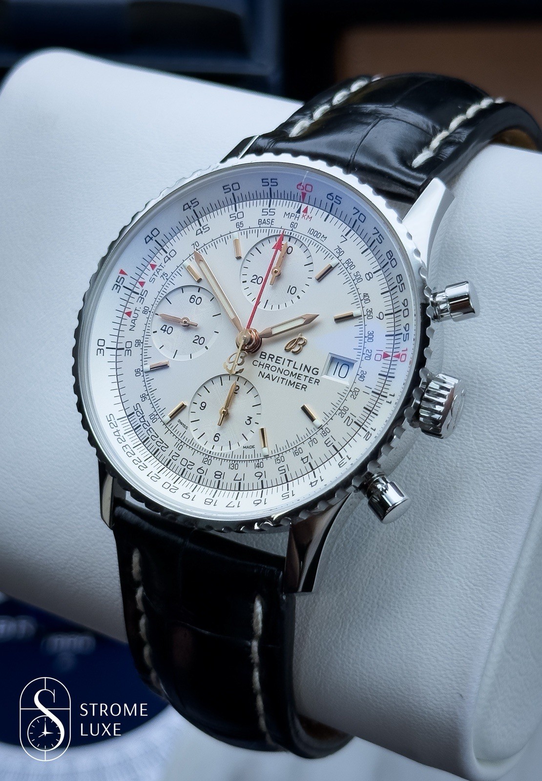Breitling Navitimer 41 Chronograph White Dial Complete A13324/A13324121G1X1 - Image 2