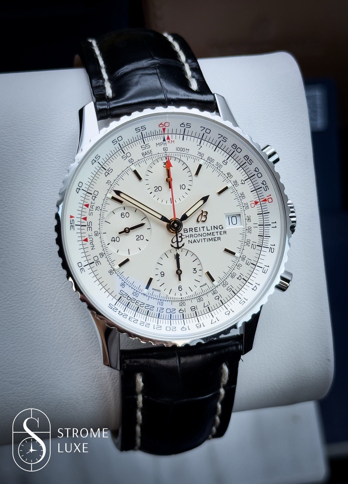 Breitling Navitimer 41 Chronograph White Dial Complete A13324/A13324121G1X1 - Image 3