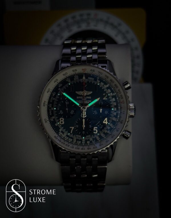 Breitling Navitimer B01 Chronograph 43 Blue Limited Ed. Complete&Serviced AB0121 - Image 21